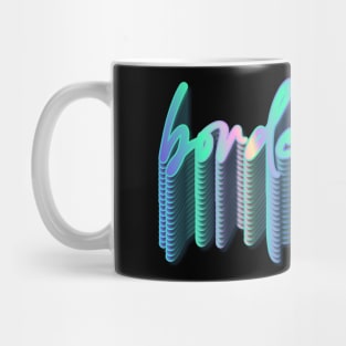 Borderline //// Retro 80s Aesthetic Mug